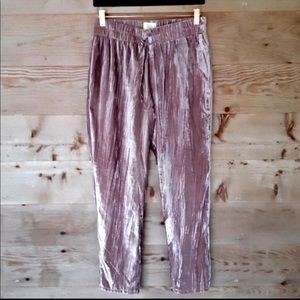 Josephine Velvet Tapered Trousers by Tina + Jo, Anthropologie
